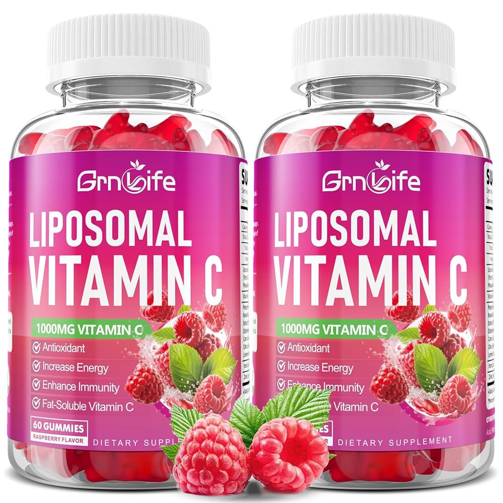 GRNLIFE <b>그린라이프 비타민C</b> 젤리 120개 60 Count (Pack of 1)