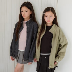 러브비쥬엔젤 블루종 항공점퍼 주니어 9-17호 봄 간절기