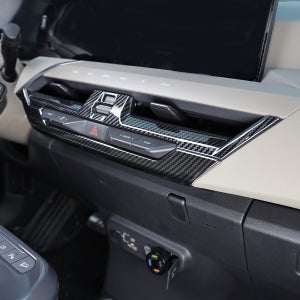 EV5 튜닝 센터페시아 송풍구 커버 카본 몰딩 용품