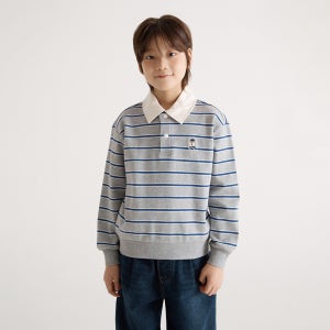 [슈퍼특가][당일출고] 스파오키즈 쿠디 스트라이프 스웨트셔츠 맨투맨 SPMWG23KU1