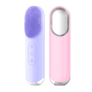 진동클렌저 실리콘 브러쉬 전동 세안기 클렌징 온열 쿨링 얼굴 마사지기