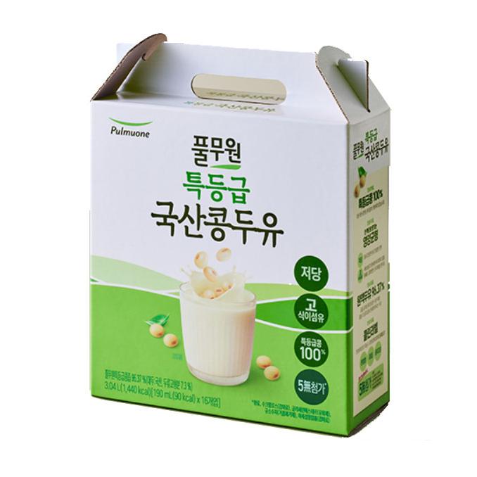 <b>풀무원</b> 특등급 국산콩두유 (190mlx16개입) 어린이 <b>운동</b> 사무실