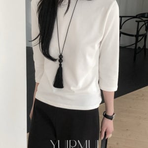 Le Butter 르버터 에센셜 보트넥 7부 티셔츠 3color