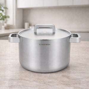 쉐프윈 316STS 통5중 스테인리스 곰솥냄비 24cm