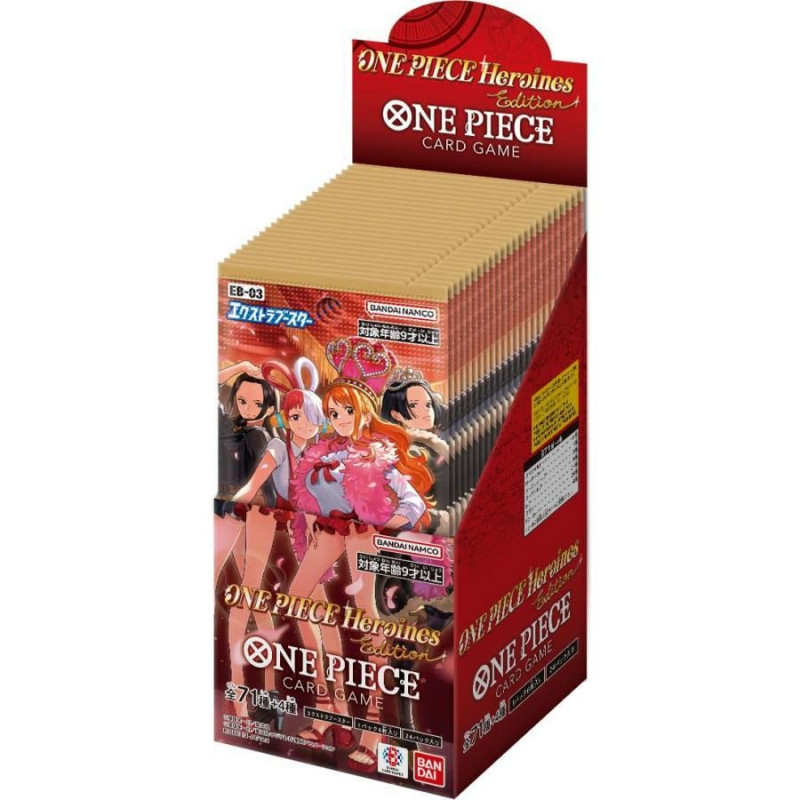 반다이 원피스 카드 게임 엑스트라 부스터 히로인즈 에디션 BOX 24팩 EB-03