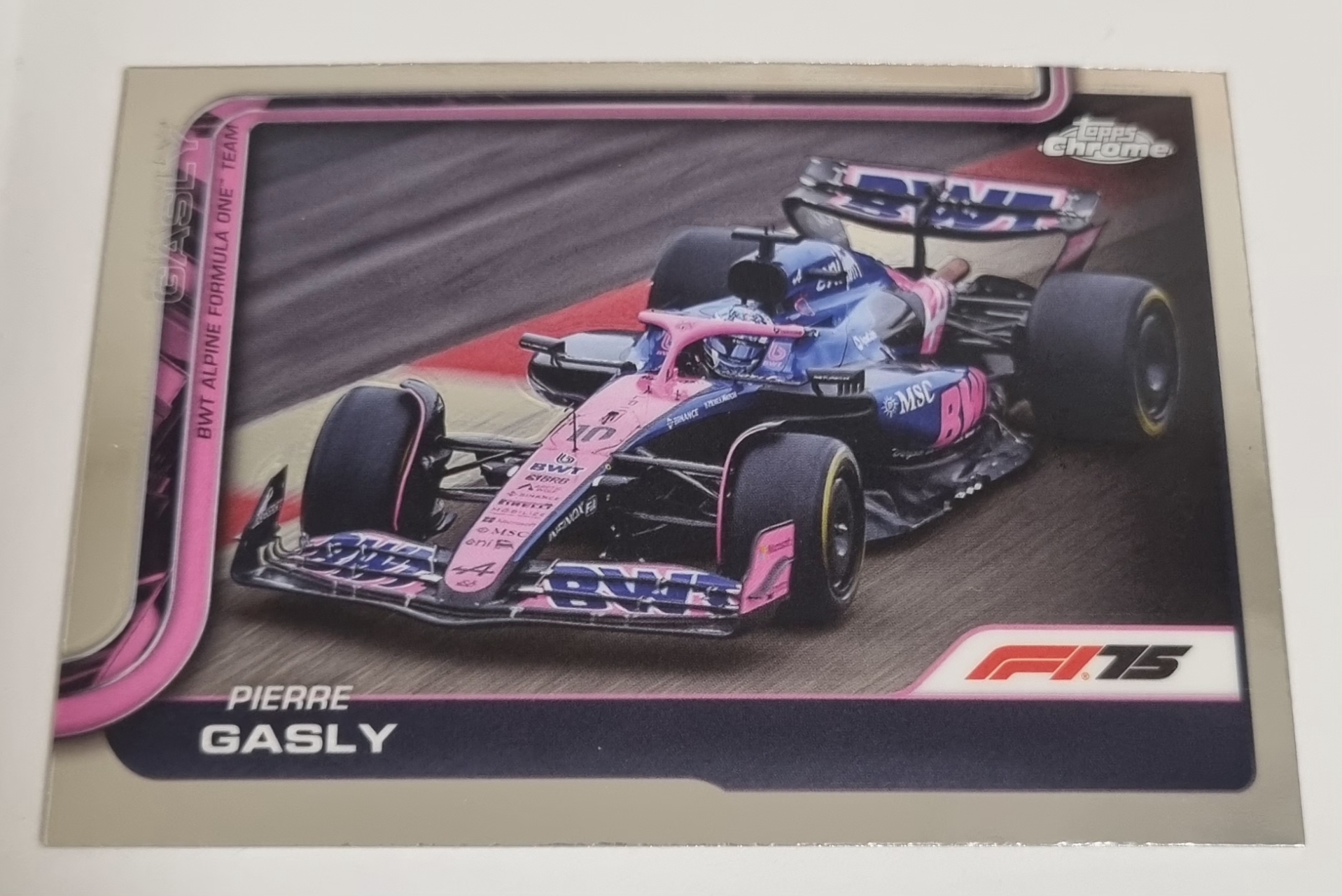 2025 F1 피에르 가슬리 Topps Chrome 카드 탑스 크롬