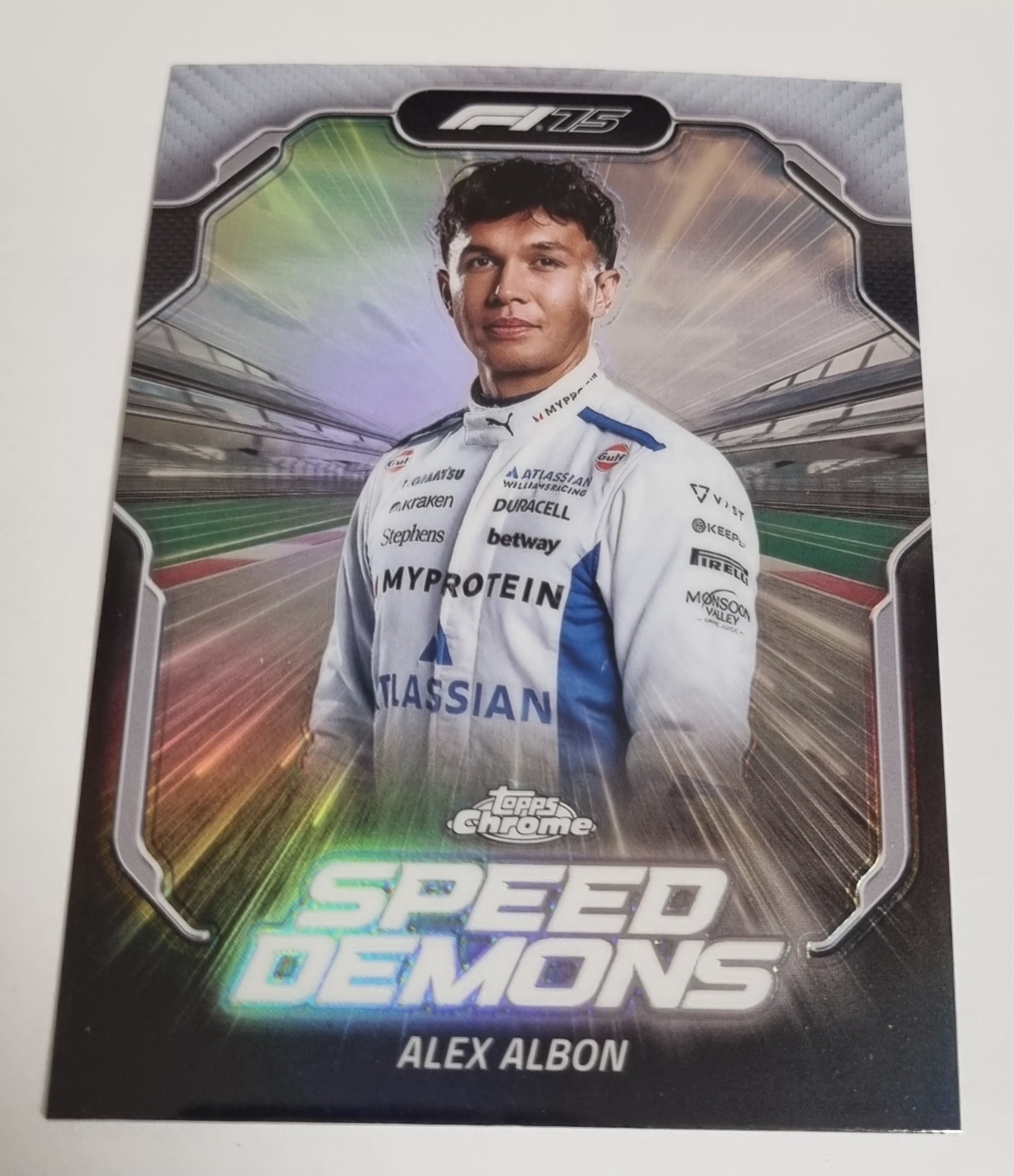 2025 F1 알본 인서트 Topps Chrome 카드 탑스 크롬