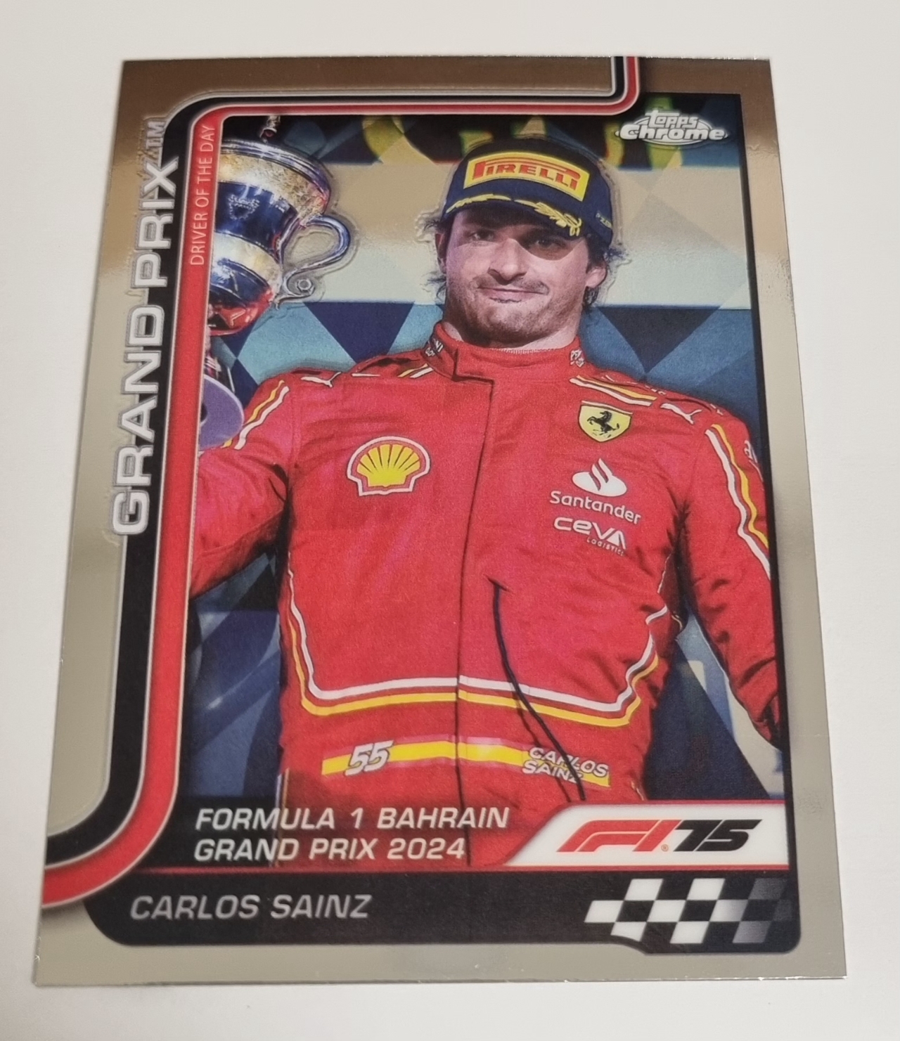 2025 F1 카를로스 사인츠 Topps Chrome 카드 탑스 크롬