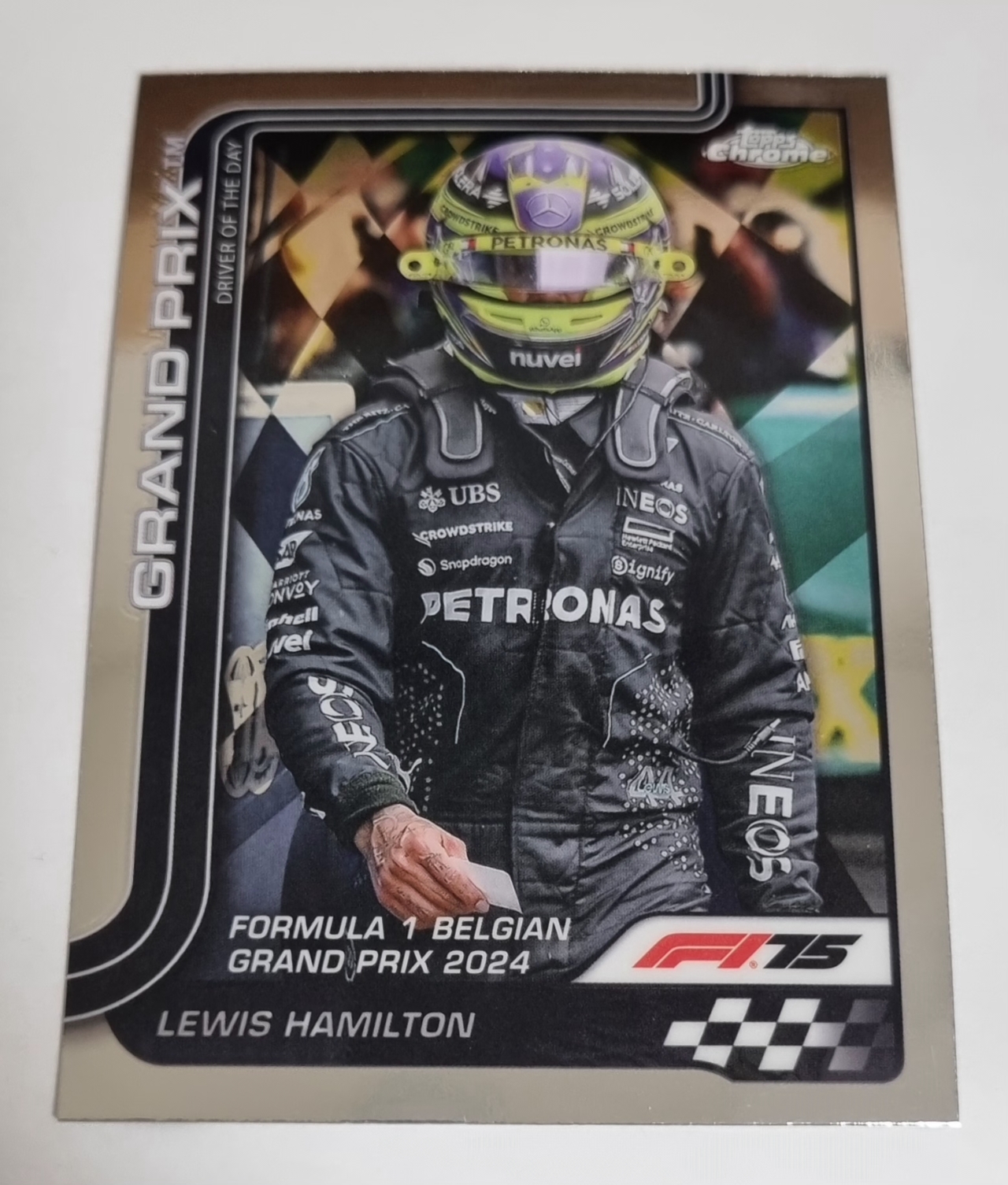 2025 F1 루이스 해밀턴 Topps Chrome 카드 탑스 크롬