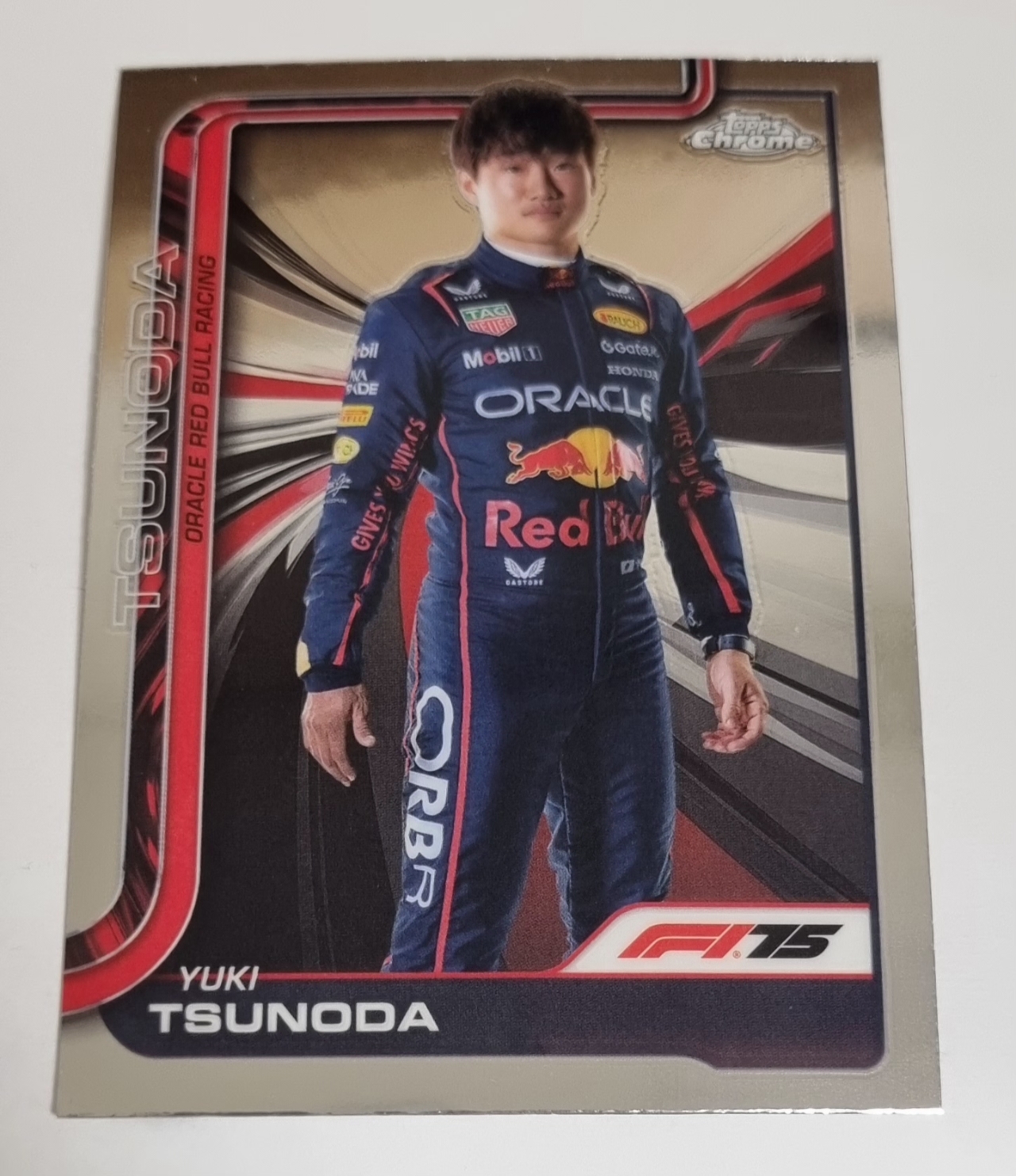 2025 F1 유키 츠노다 Topps Chrome 카드 탑스 크롬