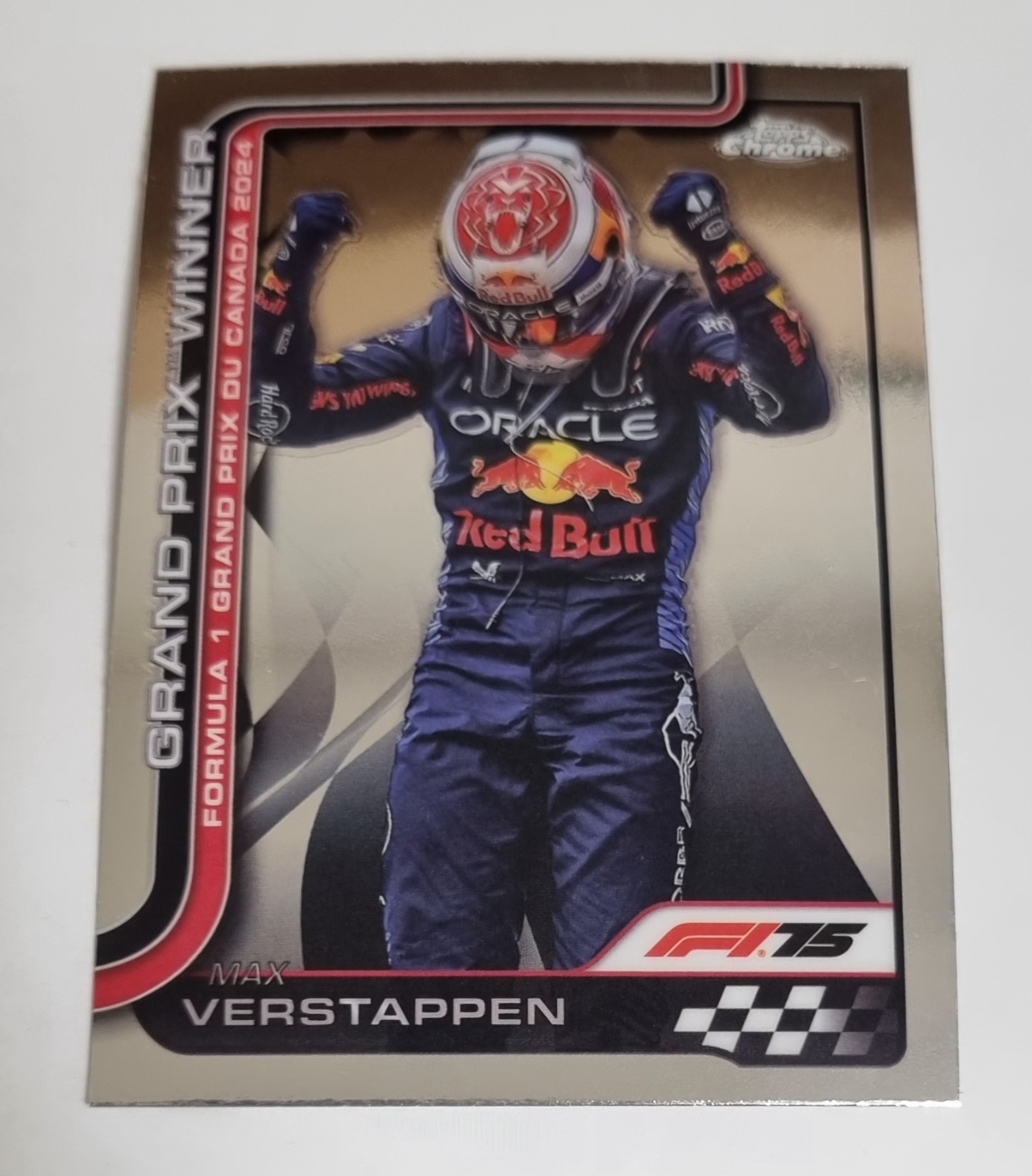 2025 F1 막스 베르스타펜 Topps Chrome 카드 탑스 크롬