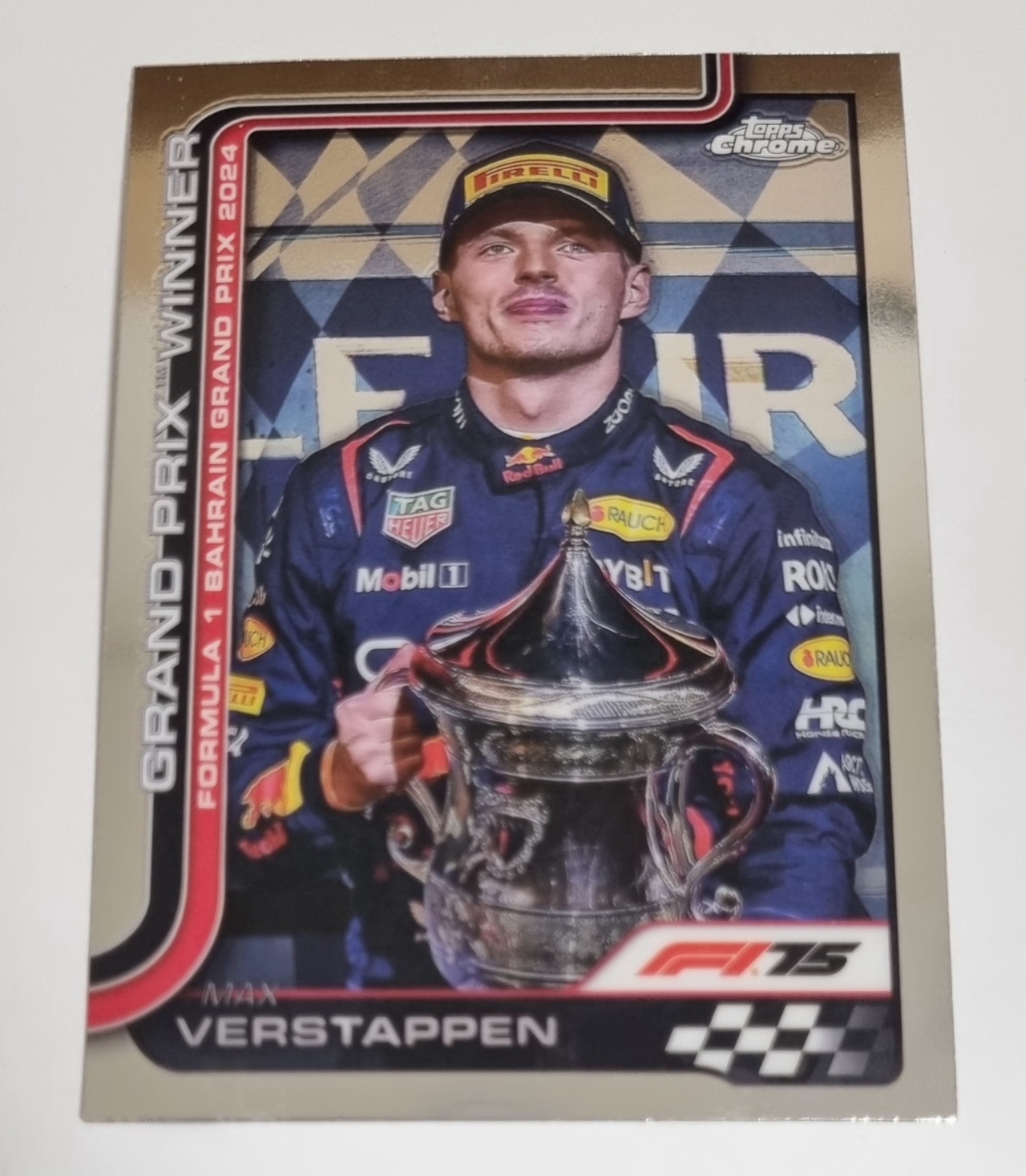 2025 F1 막스 베르스타펜 Topps Chrome 카드 탑스 크롬