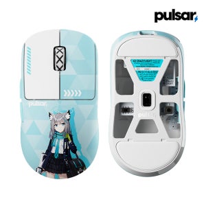 펄사 X2 크레이지라이트 블루아카이브 무선 에디션 게이밍 마우스 시로코