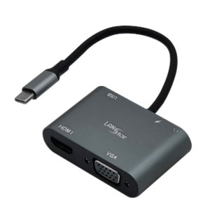 C타입 5IN1 멀티 컨버터 HDMI RGB 휴대폰 노트북 미러링 LS-USB31-MC
