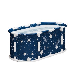 조립이 필요없는 대형 접이식 욕조 튼튼한 반신욕조