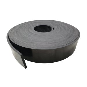 방진고무 패드 고무판 충격흡수 진동방지 골 SBR 4.8T-50mm-10M