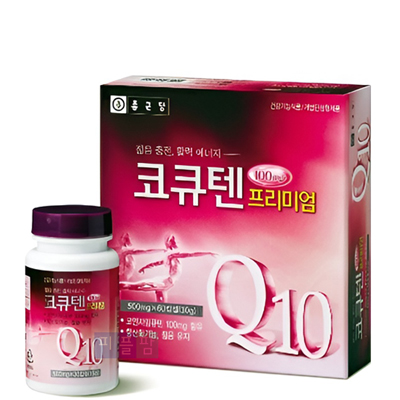 종근당 코큐텐 프리미엄 60캡슐 코엔자임Q10 100mg