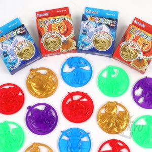 포켓몬스터 타공 입체 칼라 고무 딱지 유아 어린이 포켓몬스터 캐릭터 딱지 (랜덤)