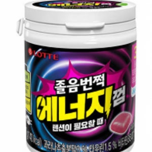 롯데 졸음번쩍껌 에너지 87g 12개