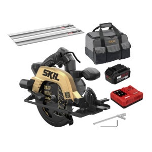 스킬 SKIL 20V 충전 원형톱 골드에디션 1팩세트 레일포함 184mm 플런지쏘급