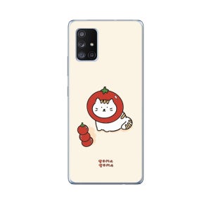 폰 케이스 투명 젤리 토마토 고양이 토마옹, 갤럭시A71