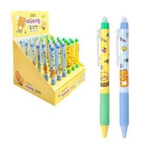 (36개) 카카오프렌즈 춘식이 라이언 세이치즈 지워지는 볼펜 통출고 CS