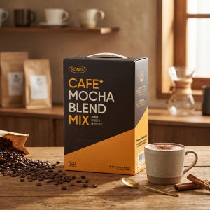 로랜식품 로네아 카페모카 블렌드 믹스커피 100개입, 1개