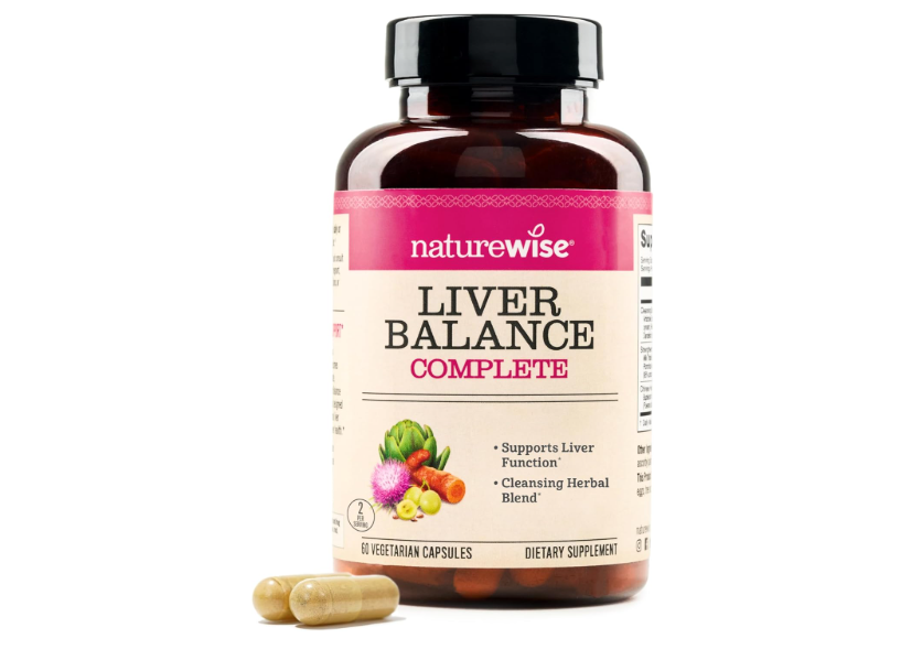 <b>네이처와이즈</b> 리버 발란스 컴플릿 밀크씨슬 Milk Thistle 60 베지캡슐