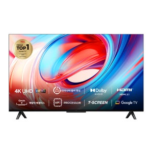 TCL TV 65V6B_R_A 4K UHD HDR 안드로이드11 TV 스탠드형 기사방문설치