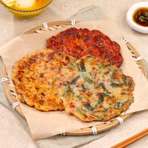 셰프애찬 한판 전반죽 3종 오징어김치전 녹두전 해물파전 180g