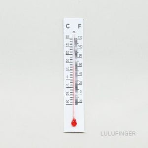 [룰루핑거] 온도계2 1.5x8.5cm (10개입) 1Q-01-312