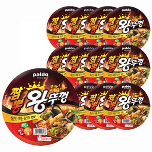 팔도 왕뚜껑 짬뽕, 110g, 12개
