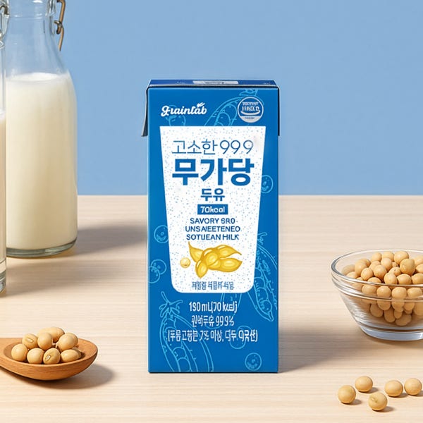 그레인랩 고소한 99.9% 무가당 두유 저당 무가당두유 무첨가