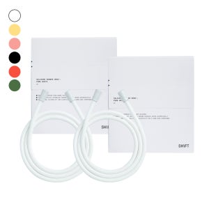 시프트 잔수배출 실리콘 샤워호스 1+1 (6 COLORS)