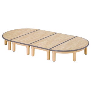 삼성교구 어린이집가구 080-6 고무무늬 안전 영아책상 B형