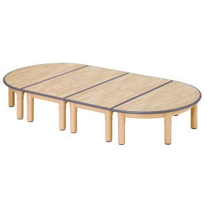 삼성교구 어린이집가구 080-5 고무무늬 안전 영아책상 A형