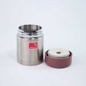 국산 아폴로 스텐 미니죽통 보온국통 죽통 370ml, 1개