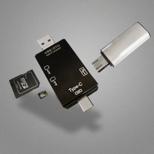 USB OTG TypeC 멀티 카드리더기 TF SD카드 어댑터