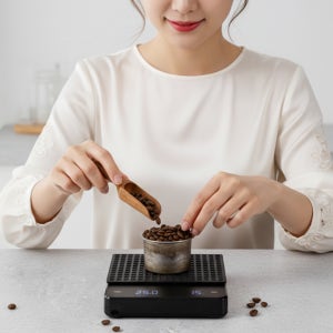 아돌스 충전형 커피 저울 핸드드립 계량 카페 디지털 주방 가정용