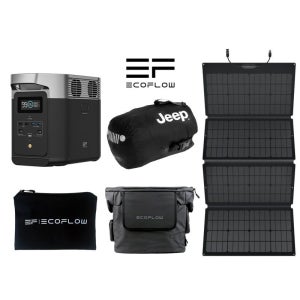 에코플로우 델타2 맥스 파워뱅크+태양광220W+덕다운침낭+수납가방 패키지 세트