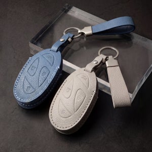 강튼 차키케이스 스마트 커버 홀더 자동차 키링 메탈 각인 현대 기아 제네시스