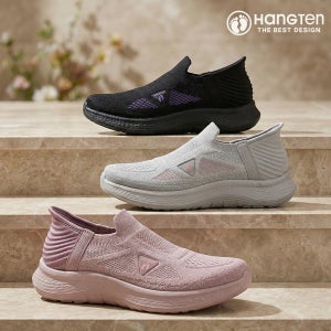 행텐 여성 니트 슬립온 발편한 워킹화 초경량 통기성 쿠션 손대지않고 신는 이지핏 운동화
