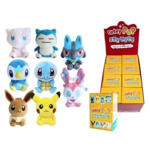 (8개) 포켓몬스터 큐티팝 랜덤 인형 피규어 가방걸이/열쇠고리 통출고 CS