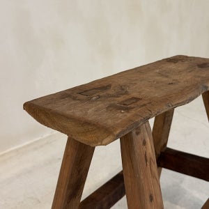 제제 티크 고재 스툴 벤치 의자 빈티지 원목 나무 발리 가구 인테리어 50-2