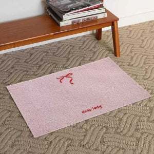리본 파스텔 감성매트 대형 120X80 매장 현관 발매트 80x120cm(고탄성와이어루프)보우아쿠아블루 80x120cm(고탄성와이어루프)보우아쿠