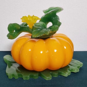 대형 옥 호박 장식품 풍수 인테리어 소품 행운 호박 소품 집들이 선물