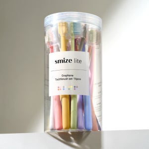 스마이즈 라이트 칫솔 그래핀모 미세모 16개입 세트