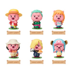 [원피스 X 잔망루피] 랜덤 블라인드 피규어 풀세트