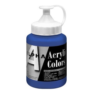 알파 미디엄바디 실버 아크릴 물감 전문가용 대용량 250ml 936 COBALT BLUE
