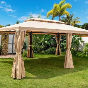 데일리로맨틱 캐노피천막 방수 테라스 글램핑 몽골 텐트